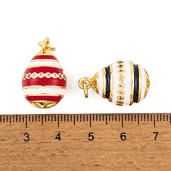 Ottone micro spianare pendenti zirconi&nbsp;KK-E112-10G