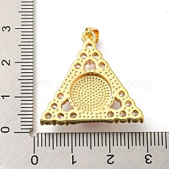 Veri pendenti in ottone placcato oro 18k&nbsp;KK-L209-007G-06
