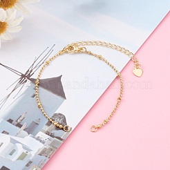 Herstellung von Messingkugelketten-Armbändern&nbsp;AJEW-JB00936
