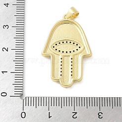 Colgante micropavé cubic zirconia de latón&nbsp;KK-K298-54G