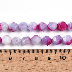 Tinti bianco naturale perle di giada fili&nbsp;X-G-T139-8mm-45S