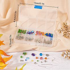 DIY-Set zur Herstellung von Ohrringen aus Millefiori-Glasperlen&nbsp;DIY-SC0018-55