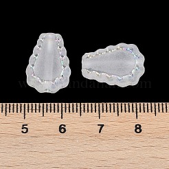 Gefrostet transparent Acrylperlen&nbsp;OACR-P029-17B-01