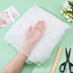 Nylonstoff mit Schmetterlingsmuster&nbsp;DIY-WH0678-91C