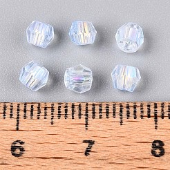 Perle di vetro verniciate a spruzzo trasparente&nbsp;EGLA-N018-4mm-05
