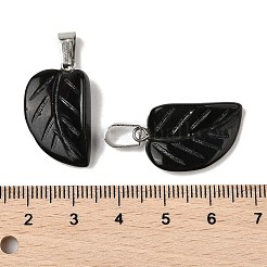 Colgantes de obsidiana naturales&nbsp;G-B127-01P-03