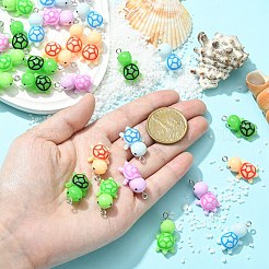 40pcs 5 Arten undurchsichtige Harzanhänger&nbsp;RESI-CJ0003-56