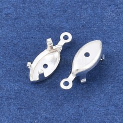 Messing-Krappenfassungen zum Aufnähen&nbsp;KK-C163-11S