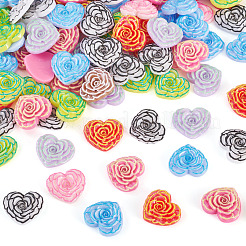 Bedruckte Cabochons aus undurchsichtigem Harz&nbsp;CRES-TA0001-72A