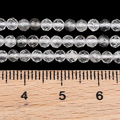 Fili di perline di diamante naturale herkimer&nbsp;GG-NH0014-D03-3mm