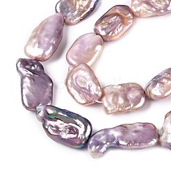 Natürliche Barock Keshi Perlen Stränge&nbsp;PEAR-S020-D13