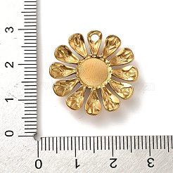 Natürliche Obsidian-Blumenanhänger&nbsp;SATA-R009-05G-01