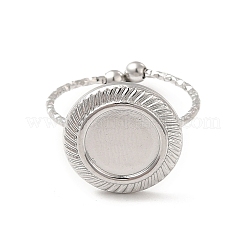 Composant de bague de manchette ouverte en acier inoxydable 304 anti-ternissement&nbsp;STAS-E180-09P