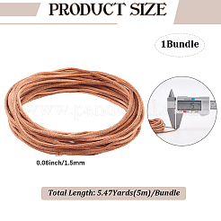 5 m DIY mattiertes Rindslederband&nbsp;OCOR-GF0004-97A-04