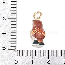 304 Edelstahl-Emaille-Anhänger&nbsp;STAS-F358-01G-13