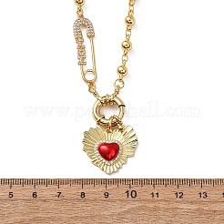 Colliers pendentifs « maman » en laiton&nbsp;NJEW-A071-12A-G