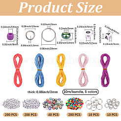 Kits de fabricación de llavero diy&nbsp;DIY-PA0001-16