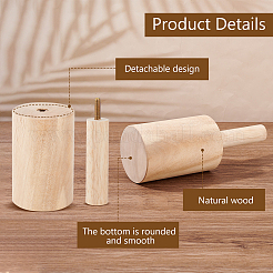 Tassenformen aus Holz&nbsp;WOOD-WH0022-64