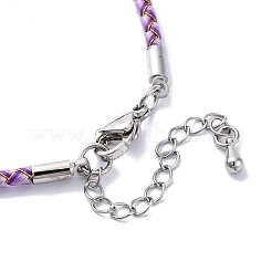 Fabrication de bracelets tressés en cordon polyester&nbsp;MAK-Z003-01P-28