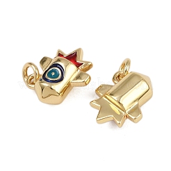 Messing Emaille Anhänger / charms&nbsp;KK-L241-12G