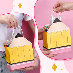 12 Stück bleistiftförmige Papiertragetaschen&nbsp;ABAG-WH0032-102