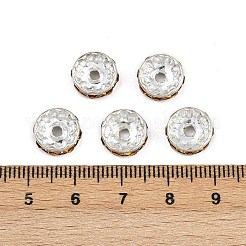 Perline distanziatori strass in ottone&nbsp;RB-A014-Z10mm-17S