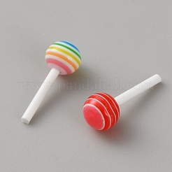 Accessoires nail art en résine 3D en forme de sucette&nbsp;FIND-WH0199-64