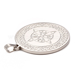 Pendentifs en acier inoxydable 304 anti-ternissement&nbsp;STAS-P321-03P