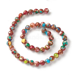 Fili di perline di magnesite naturali e tinti assemblati&nbsp;G-L575-02K-B