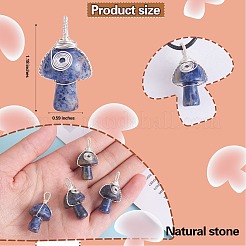 Colgantes naturales de sodalita&nbsp;PALLOY-SW0004-10