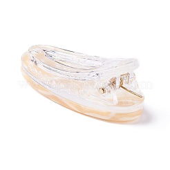 Pinces à cheveux en acétate de cellulose (résine) et alligator en plastique&nbsp;X-PHAR-C008-01B