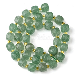 Perles vertes naturelles quartz fraise brins&nbsp;G-Q010-A20-01