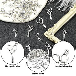 40 pz 4 stili pendenti in lega di stile tibetano&nbsp;TIBEP-YW0001-93