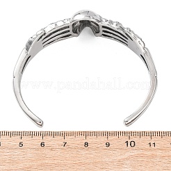 Armreifen aus chirurgischem Edelstahl 316&nbsp;BJEW-C142-01E-AS
