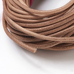 Cordon en cuir de vachette&nbsp;WL-F009-A01-3mm