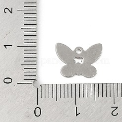 Anlaufgeschützte Charms aus Edelstahl 201&nbsp;STAS-C108-62P