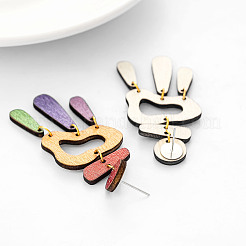 Pendientes de gota de acrílico con forma de lágrima&nbsp;FS-WG742C9-01