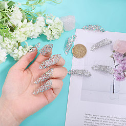 10 pièce de couvre-ongles en fer creux&nbsp;MRMJ-GL0001-20P