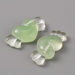Cabochons en résine transparente&nbsp;RESI-WH0035-04C
