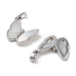 Pendentifs en laiton à double papillon&nbsp;KK-B102-19P