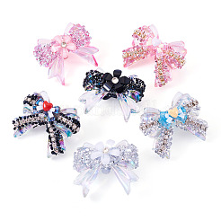 6 pièce de 6 styles de perles de strass scintillantes en acrylique opaque&nbsp;FIND-TA0008-07