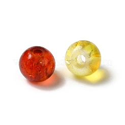 Abalorios de vidrio craquelado transparentes&nbsp;CCG-MSMC0002-04-M