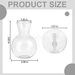 8 vase hydroponique en acrylique&nbsp;DJEW-WH0643-107