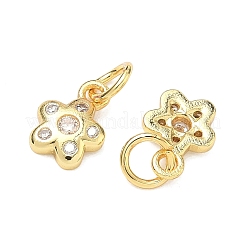 Colgante micropavé cubic zirconia de latón&nbsp;KK-P348-05G-06
