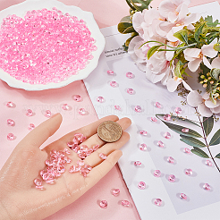 1000 Stück Acryl-Strass-Cabochons mit spitzer Rückseite&nbsp;GACR-SP0001-01B