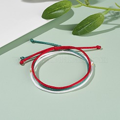 Einfaches Set aus Nylonschnurarmbändern&nbsp;BJEW-JB07376-01