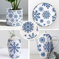 Abziehbilder aus Papierkeramik&nbsp;DIY-WH0728-011