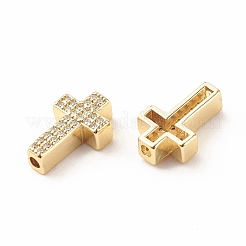 Gestell Messing Zirkonia Perlen&nbsp;KK-B051-06G-01
