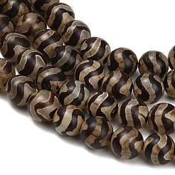 Stile tibetano perline dzi fili&nbsp;GG-CBA4812-B03-10MM