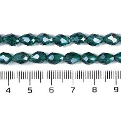 Trasparenti perle di vetro placca fili&nbsp;EGLA-T6mm-B24